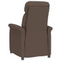 Sillón Reclinable Marrón Marrón oscuro 70.5 x 96.5 x 95 cm tela en Sillones | Comprar online en Foru.es