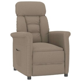 Sillón reclinable taupe Taupé 70.5 x 96.5 x 95 cm Poliéster en Sillones | Comprar online en Foru.es