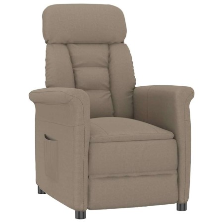 Sillón reclinable taupe Taupé 70.5 x 96.5 x 95 cm Poliéster en Sillones | Comprar online en Foru.es