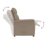 Sillón reclinable taupe Taupé 70.5 x 96.5 x 95 cm Poliéster en Sillones | Comprar online en Foru.es