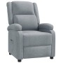 Sillón reclinable de tela gris claro en Sillones | Comprar online en Foru.es