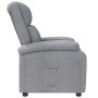 Sillón reclinable de tela gris claro en Sillones | Comprar online en Foru.es