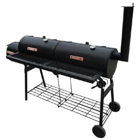 Barbacoa ahumadora Nevada XL negra de vidaXL, Barbacoas - Ref: Foro24-40254, Precio: 320,06 €, Descuento: %
