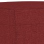 Banco de tela rojo vino tinto 70x35x41 cm en Bancos | Comprar online en Foru.es