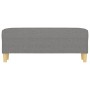 Banco de tela gris oscuro 100x35x41 cm en Bancos | Comprar online en Foru.es