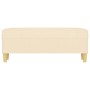 Banco de tela color crema 100x35x41 cm en Bancos | Comprar online en Foru.es