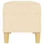 Banco de tela color crema 100x35x41 cm en Bancos | Comprar online en Foru.es