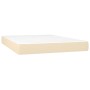 Cama box spring con colchón tela color crema 140x200 cm de vidaXL, Camas y somieres - Ref: Foro24-3131918, Precio: 500,24 €, ...