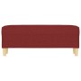 Banco de tela rojo vino tinto 100x35x41 cm en Bancos | Comprar online en Foru.es