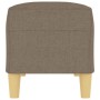 Banco de tela gris taupe 100x35x41 cm en Bancos | Comprar online en Foru.es