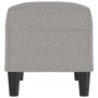 Banco de tela gris claro 70x35x41 cm en Bancos | Comprar online en Foru.es