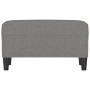 Banco de tela gris oscuro 70x35x41 cm en Bancos | Comprar online en Foru.es