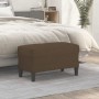 Banco de tela marrón 70x35x41 cm en Bancos | Comprar online en Foru.es