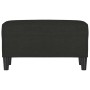Banco de tela negro 70x35x41 cm en Bancos | Comprar online en Foru.es