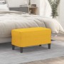 Banco de tela amarillo 70x35x41 cm en Bancos | Comprar online en Foru.es