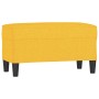 Banco de tela amarillo 70x35x41 cm en Bancos | Comprar online en Foru.es