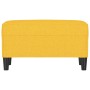 Banco de tela amarillo 70x35x41 cm en Bancos | Comprar online en Foru.es