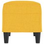 Banco de tela amarillo 70x35x41 cm en Bancos | Comprar online en Foru.es