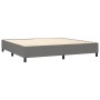 Cama box spring colchón y luces LED tela gris claro 200x200 cm de vidaXL, Camas y somieres - Ref: Foro24-3134742, Precio: 665...