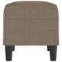 Banco de tela gris taupe 70x35x41 cm en Bancos | Comprar online en Foru.es