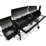 Barbacoa ahumadora Nevada XL negra de vidaXL, Barbacoas - Ref: Foro24-40254, Precio: 320,06 €, Descuento: %