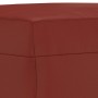 Banco de cuero sintético rojo vino tinto 70x35x41 cm en Bancos | Comprar online en Foru.es