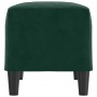 Banco de terciopelo verde oscuro 70x35x41 cm en Bancos | Comprar online en Foru.es