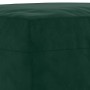 Banco de terciopelo verde oscuro 70x35x41 cm en Bancos | Comprar online en Foru.es