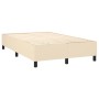 Cama box spring con colchón y LED tela crema 120x200 cm de vidaXL, Camas y somieres - Ref: Foro24-3134706, Precio: 436,88 €, ...