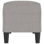 Banco de tela gris claro 100x35x41 cm en Bancos | Comprar online en Foru.es