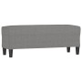 Banco de tela gris oscuro 100x35x41 cm en Bancos | Comprar online en Foru.es