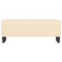 Banco de tela color crema 100x35x41 cm en Bancos | Comprar online en Foru.es