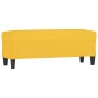 Banco de tela amarillo 100x35x41 cm en Bancos | Comprar online en Foru.es