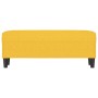 Banco de tela amarillo 100x35x41 cm en Bancos | Comprar online en Foru.es