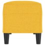 Banco de tela amarillo 100x35x41 cm en Bancos | Comprar online en Foru.es