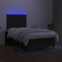 Cama box spring con colchón LED tela negro 120x200 cm de vidaXL, Camas y somieres - Ref: Foro24-3134863, Precio: 436,46 €, De...