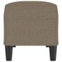 Banco de tela gris taupe 100x35x41 cm en Bancos | Comprar online en Foru.es