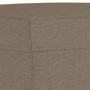 Banco de tela gris taupe 100x35x41 cm en Bancos | Comprar online en Foru.es