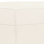 Banco de cuero sintético color crema 100x35x41 cm en Bancos | Comprar online en Foru.es