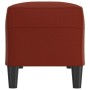 Banco de cuero sintético rojo vino tinto 100x35x41 cm en Bancos | Comprar online en Foru.es