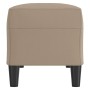 Banco de cuero sintético color capuchino 100x35x41 cm en Bancos | Comprar online en Foru.es