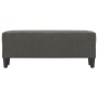 Banco de terciopelo gris oscuro 100x35x41 cm en Bancos | Comprar online en Foru.es