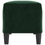 Banco de terciopelo verde oscuro 100x35x41 cm en Bancos | Comprar online en Foru.es
