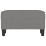 Banco de tela gris oscuro 70x35x41 cm en Bancos | Comprar online en Foru.es