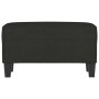 Banco de tela negro 70x35x41 cm en Bancos | Comprar online en Foru.es