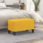 Banco de tela amarillo 70x35x41 cm en Bancos | Comprar online en Foru.es