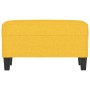 Banco de tela amarillo 70x35x41 cm en Bancos | Comprar online en Foru.es