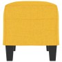 Banco de tela amarillo 70x35x41 cm en Bancos | Comprar online en Foru.es