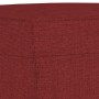 Banco de tela rojo vino tinto 70x35x41 cm en Bancos | Comprar online en Foru.es
