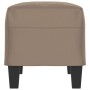 Banco de tela de microfibra gris taupe 70x35x41 cm en Bancos | Comprar online en Foru.es